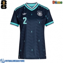 Fotballdrakt Dame Tyskland Antonio Rudiger #2 Bortedrakt VM 2026 Kortermet